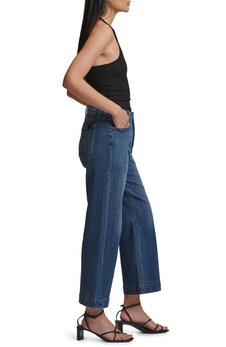 JEN7 by 7 For All Mankind High Waist Crop Wide Leg Jeans, Alternate, color, 