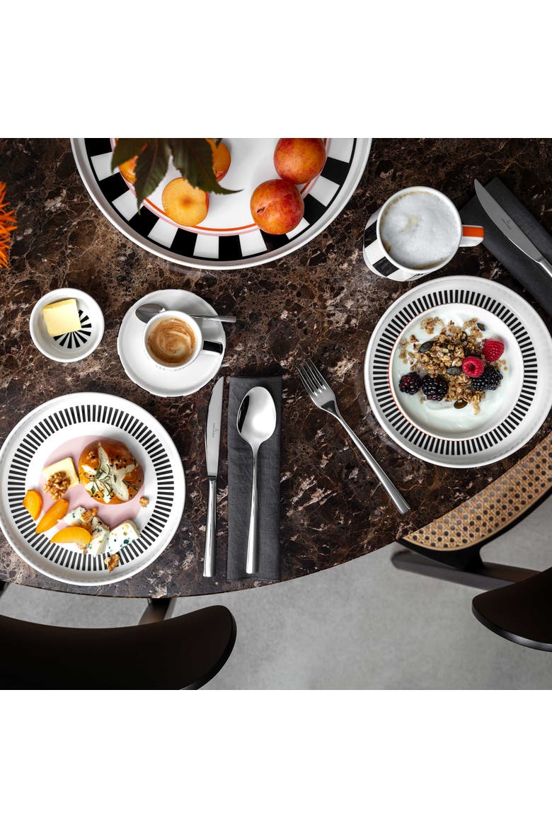 Memphis Collection Salad Plate, Alternate, color, White