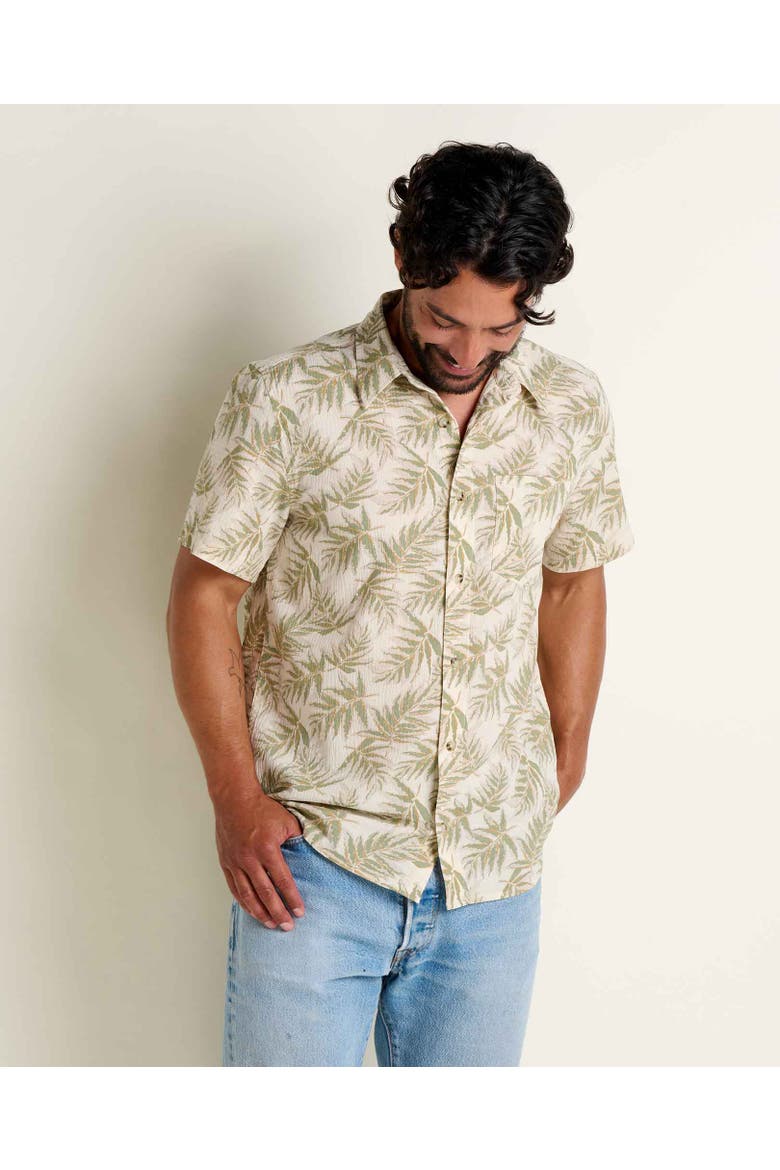 Men's Fletcher Short Sleeve Shirt, Main, color, Salt Print