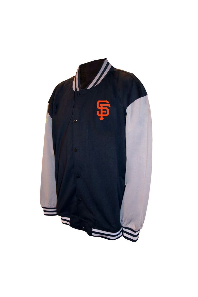 Men's Profile  Black San Francisco Giants Full-Snap Varsity Jacket, Main, color, Black