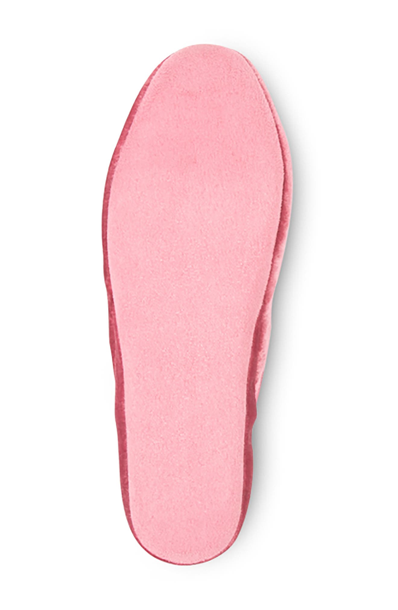 Velvet Bow Wedge Slipper, Alternate, color, ROSE PINK