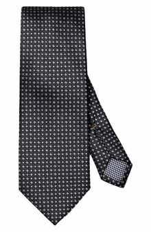 Eton Micro Geometric Silk Tie