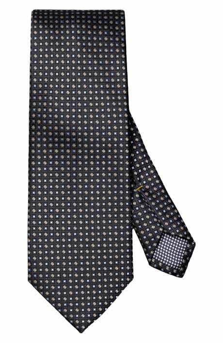 Eton Micro Geometric Silk Tie
