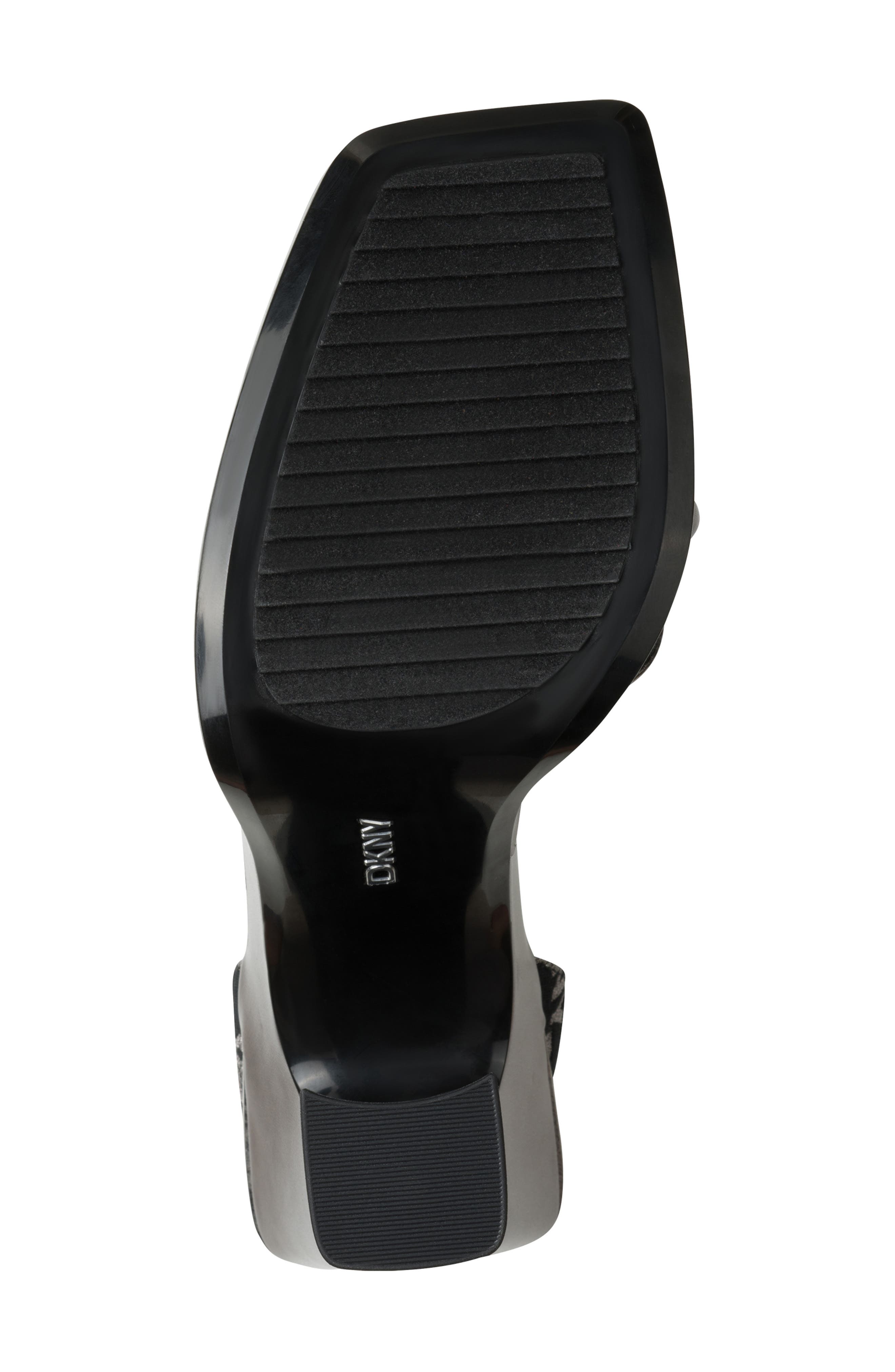 DKNY Linda Ankle Strap Sandal, Alternate, color, Black