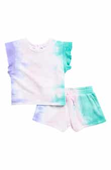 Splendid Kids' Snowcone Tie Dye Top & Shorts Set