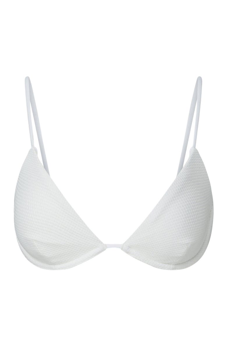 Onia Liana Bikini Top, Alternate, color, White
