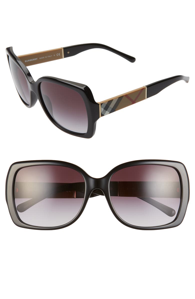 Burberry 58mm Square Sunglasses, Main, color,