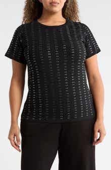 BY DESIGN Jaima Embellished T-Shirt