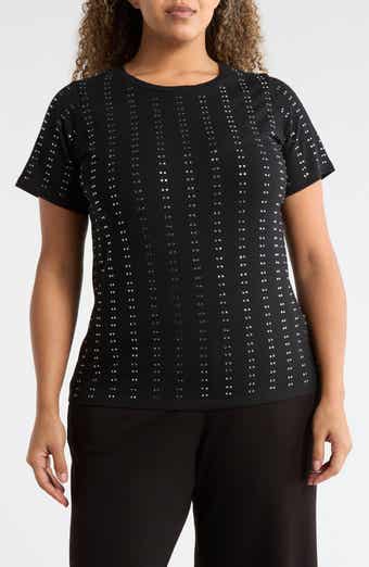 BY DESIGN Jaima Embellished T-Shirt