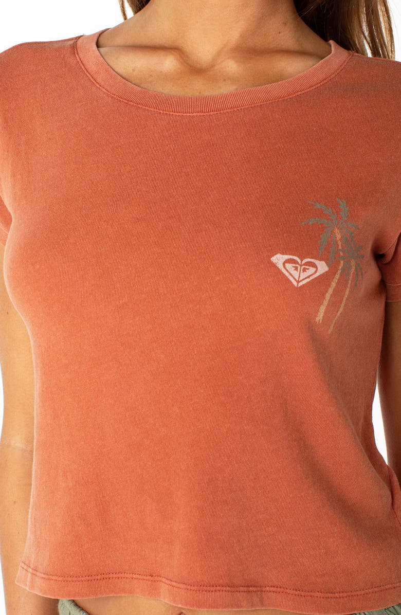 Roxy Spanish Summer Crop Graphic T-Shirt, Alternate, color,