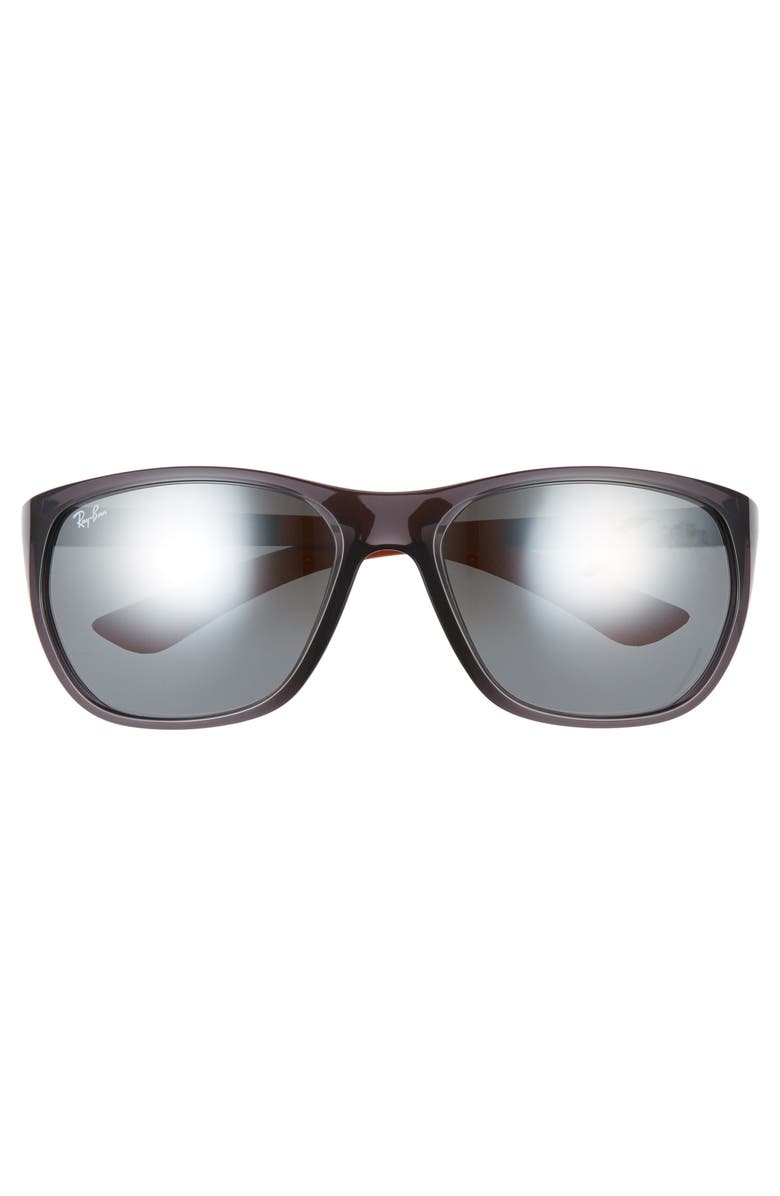 Ray-Ban 61mm Wrap Sunglasses, Alternate, color, 