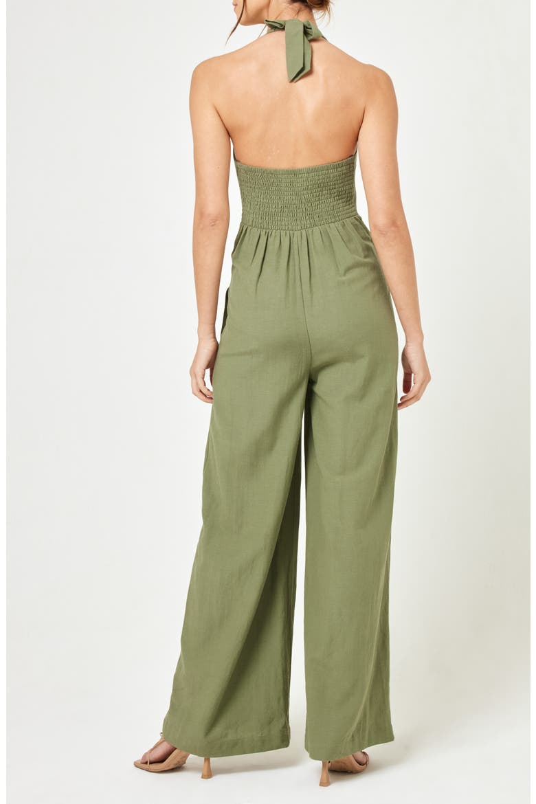 Alena Cover-Up Jumpsuit, Alternate, color, FAIRWAY