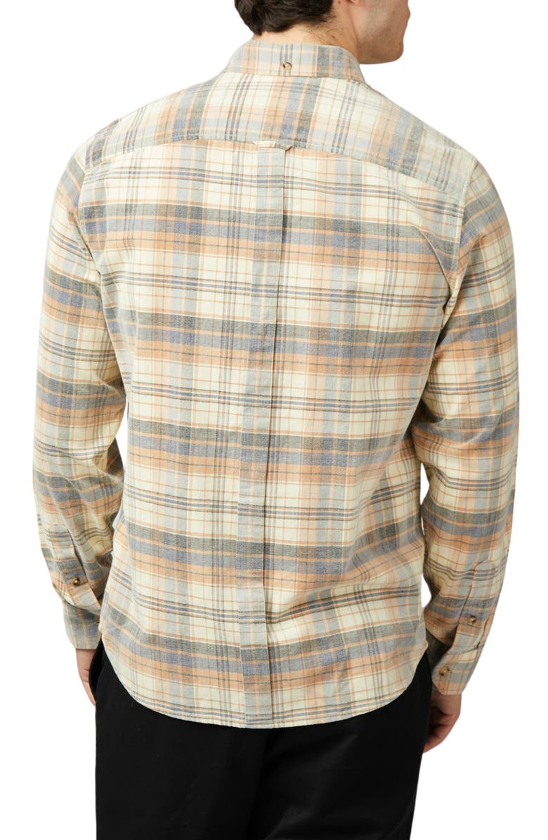 Ben Sherman Regular Fit Check Corduroy Button-Down Shirt, Alternate, color, 