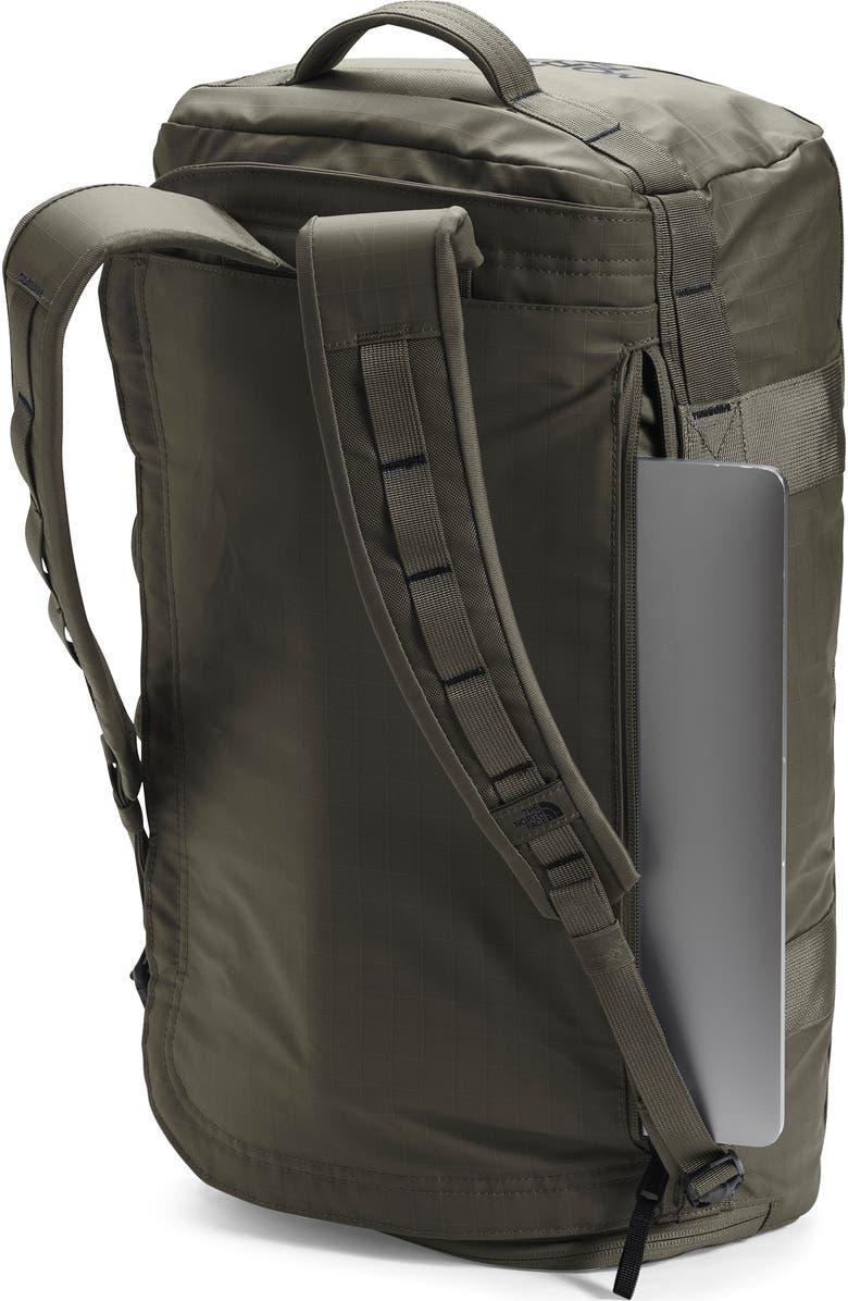 The North Face Base Camp Voyager 32L Duffle Bag, Alternate, color, New Taupe Green/ Tnf Black