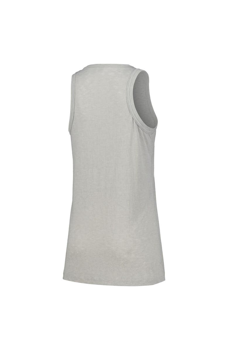 SOFT AS A GRAPE Women's Soft as a Grape Gray Chicago White Sox Gauze High Neck Tank Top, Alternate, color, Gray