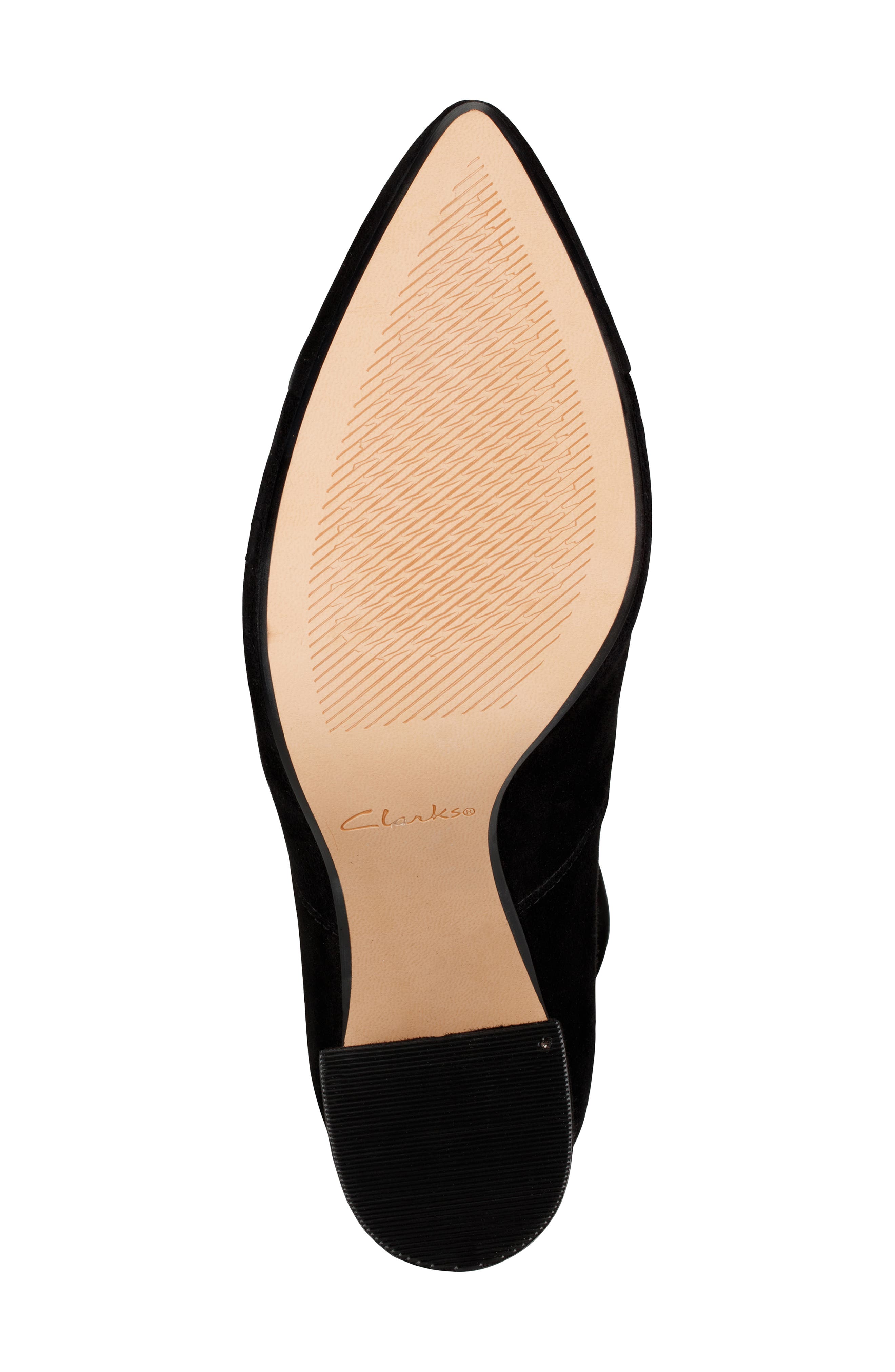 Laina85 Front Zip Bootie, Alternate, color, BLACK SUEDE