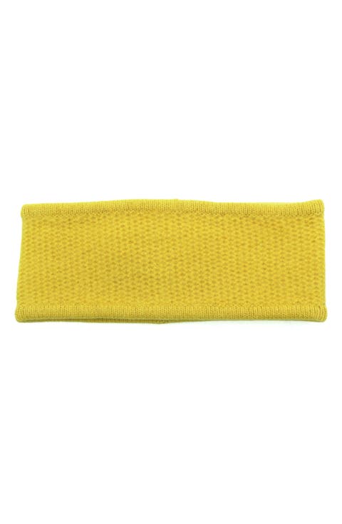 Honeycomb Stitch Cashmere Headband