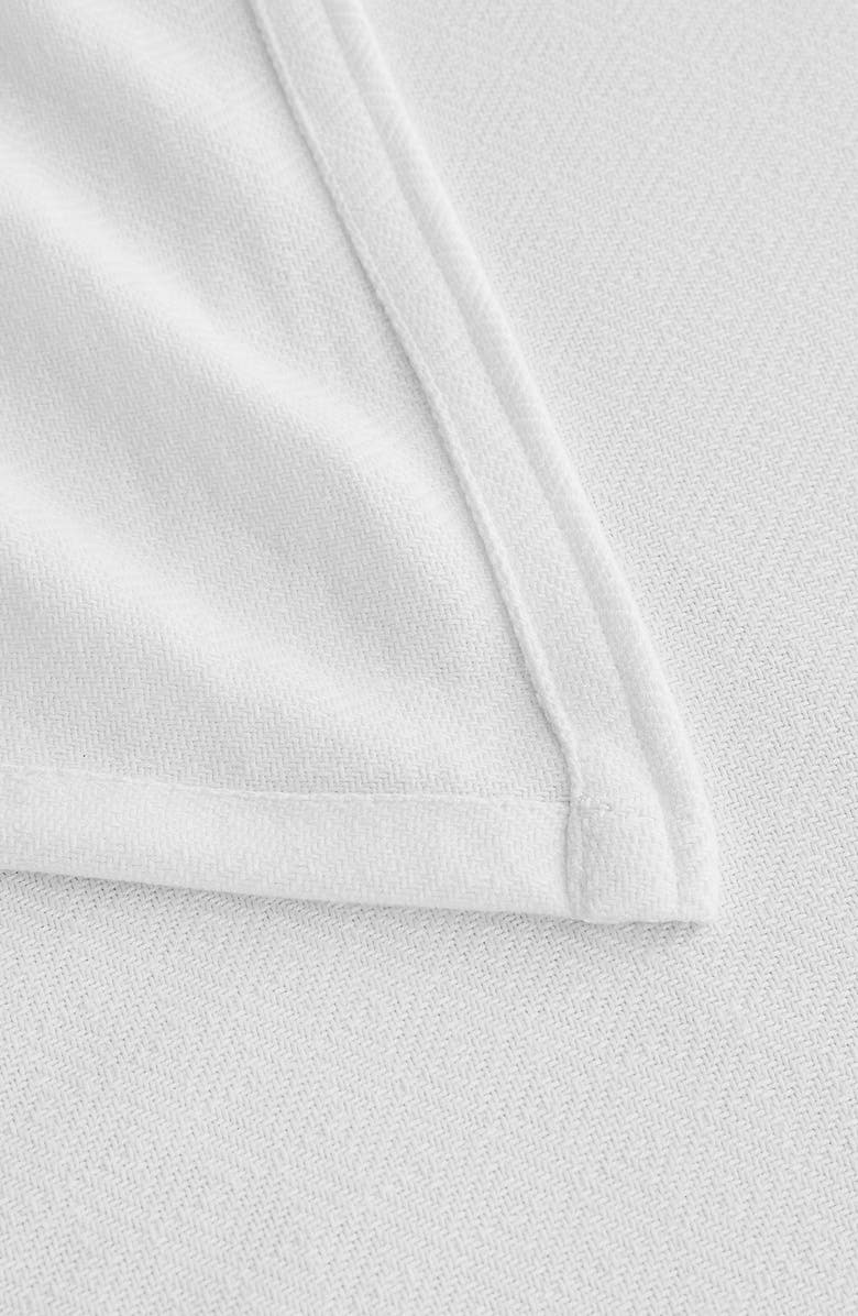 MELANGE HOME Diamond Throw Blanket, Alternate, color, White