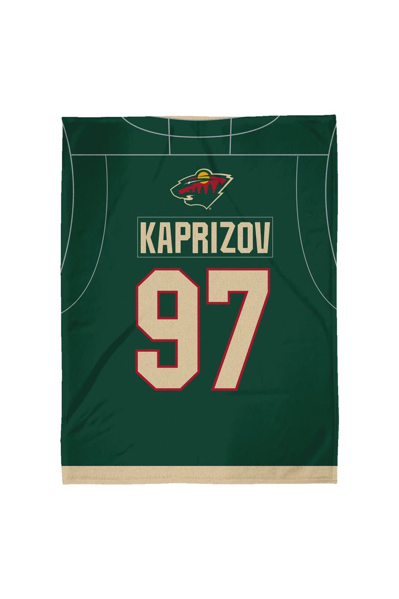 Minnesota Wild Kirill Kaprizov 60" x 80" Rashel Throw Blanket, Alternate, color, None