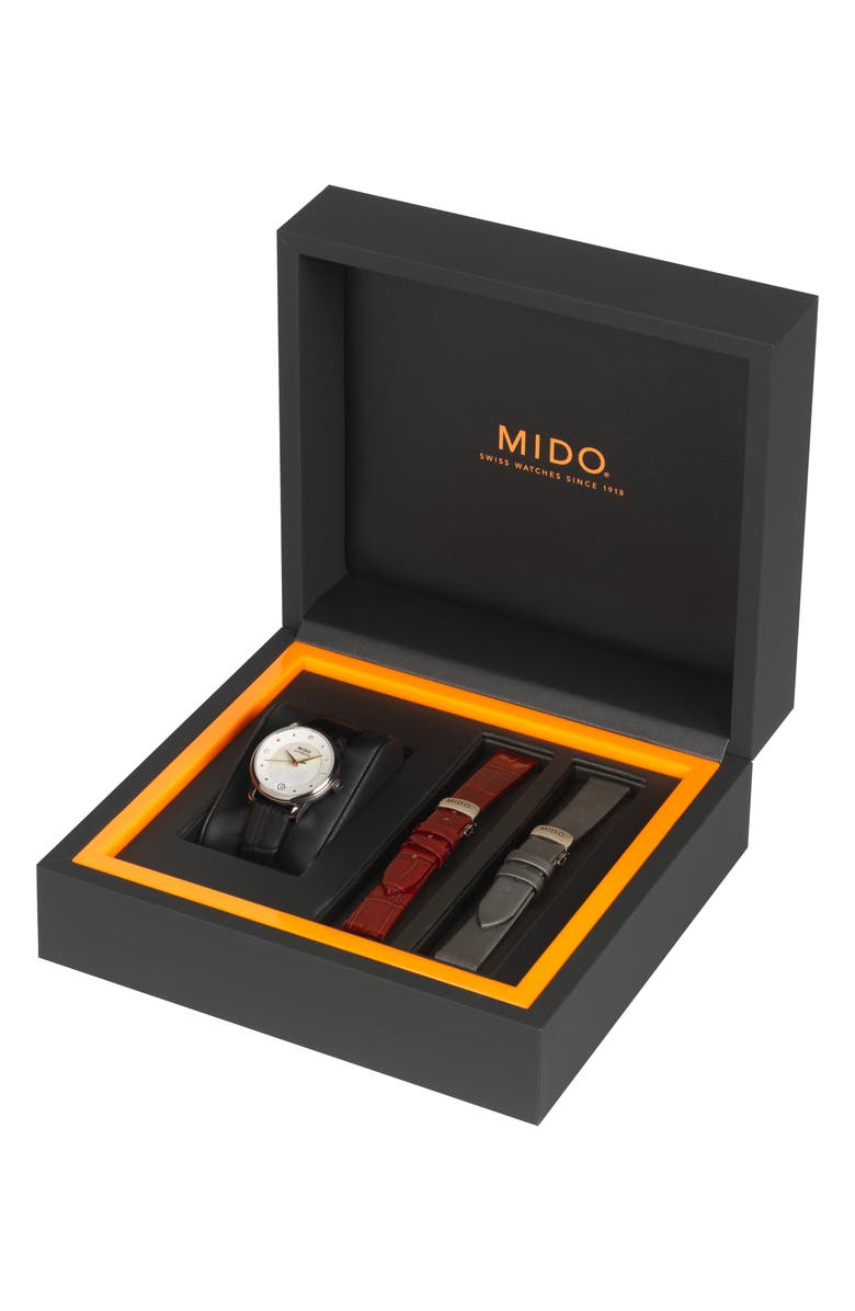 MIDO Baroncelli II Automatic Diamond Bracelet Watch, Alternate, color,