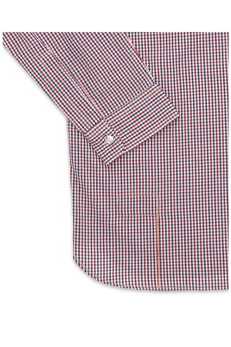 Liam Cotton Chest Pocket Shirt, Alternate, color, RED