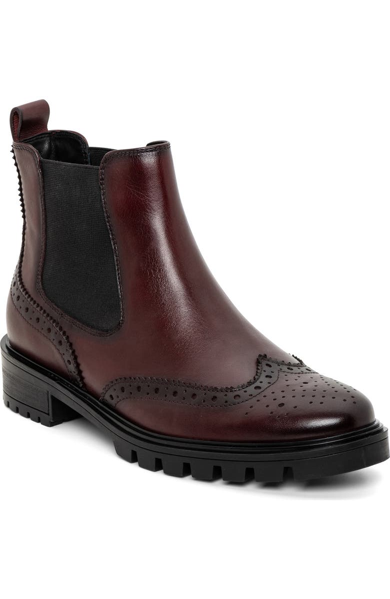 ara Tulip Wingtip Chelsea Boot, Main, color,