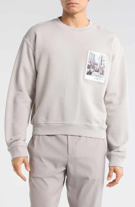 Helmut Lang Postcard Cotton French Terry Sweatshirt