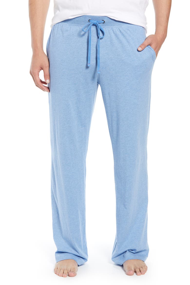 Peruvian Pima Cotton Lounge Pants, Main, color, BLUE HEATHER