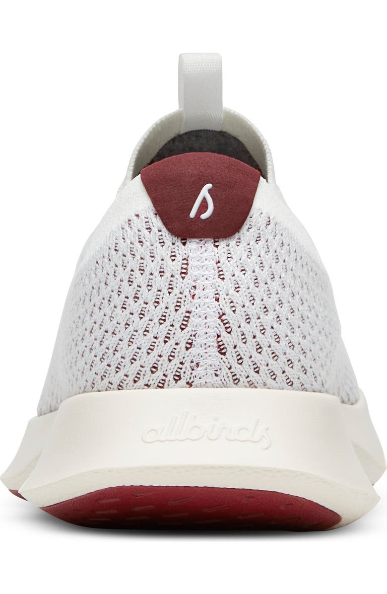 Allbirds Tree Dasher Relay Sneaker, Alternate, color, Blizzard/ Thunder Red