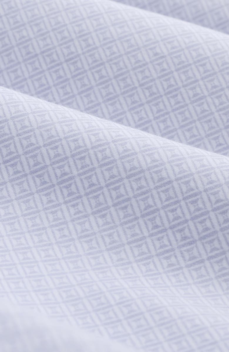 Bugatchi Devon OoohCotton<sup>®</sup> Geo Print Button-Up Shirt, Alternate, color, Platinum