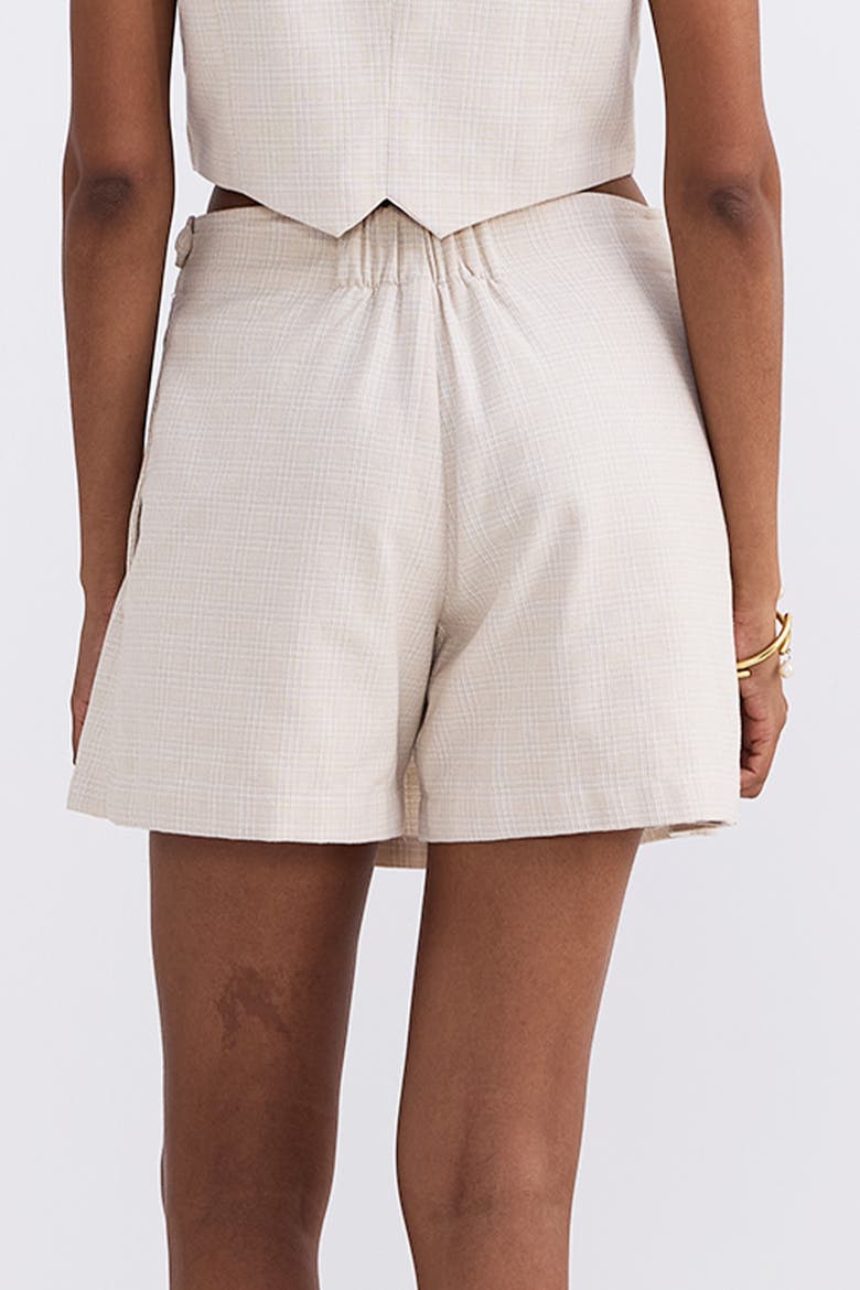 Cotton Tweed Skorts, Alternate, color, Chestnut Twist