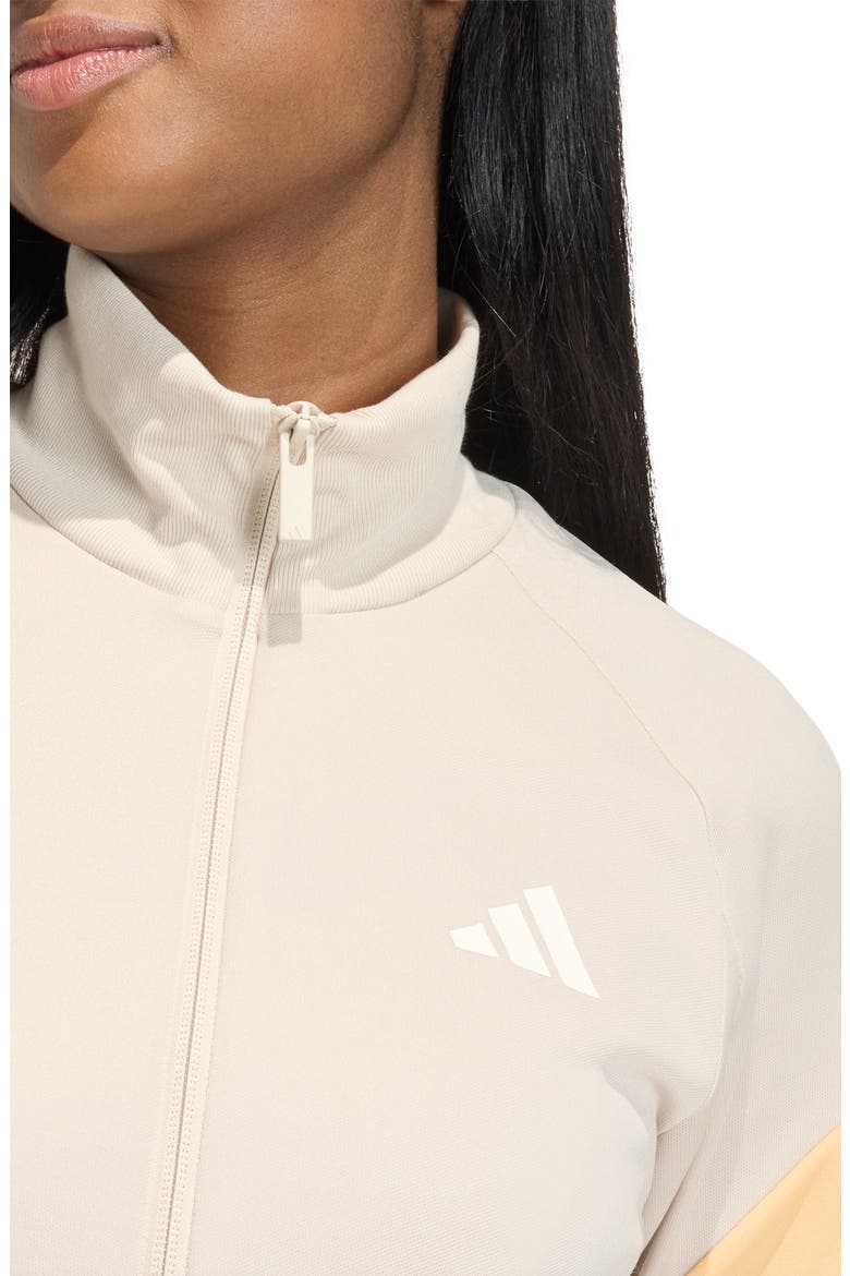 House Of Tiro Track Jacket, Alternate, color, CRYSTAL LINEN/TANGERINE