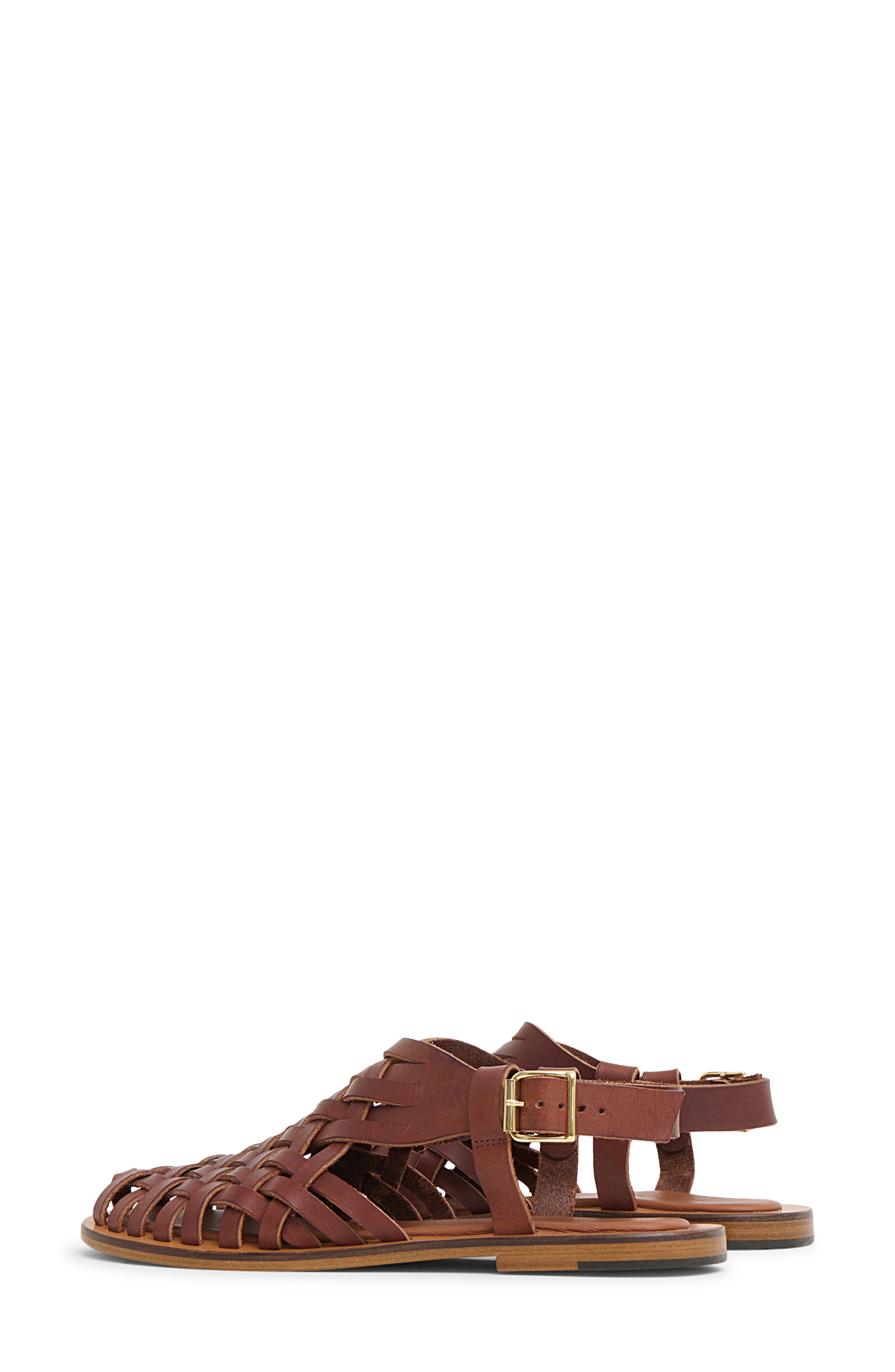 Slingback Woven Sandal, Alternate, color, CHOCOLATE