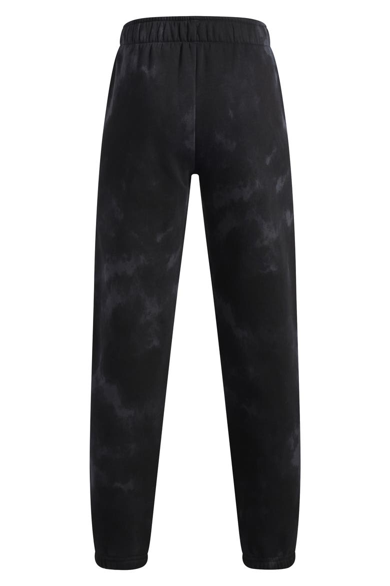 Kids' Icon Fleece Washed Joggers, Alternate, color, BLACK