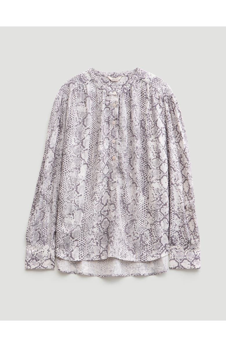 Hush Fernanda Snake Printed Blouse, Alternate, color, Natural Snake Grey