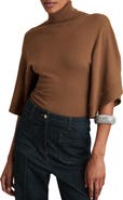 Reiss Hadley Turtleneck Dolman Sleeve Wool Sweater