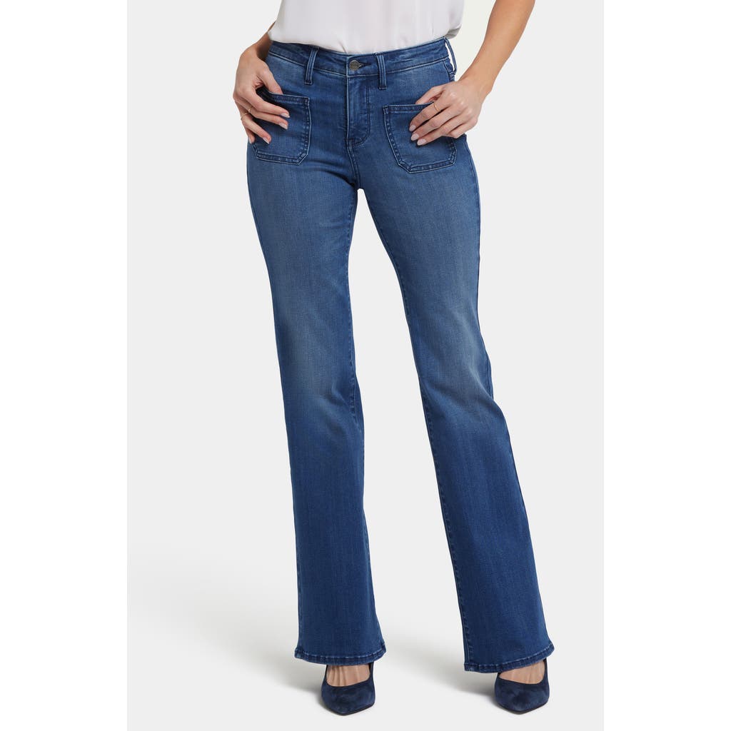 Nydj Ava Patch Pocket Flare Jeans