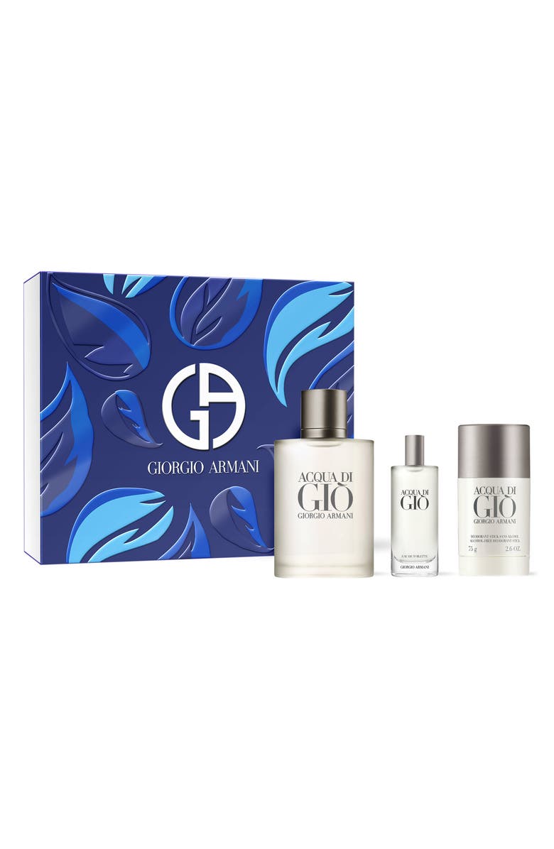 ARMANI beauty Acqua di Giò Eau de Toilette 3-Piece Cologne Gift Set $175 Value, Alternate, color, 