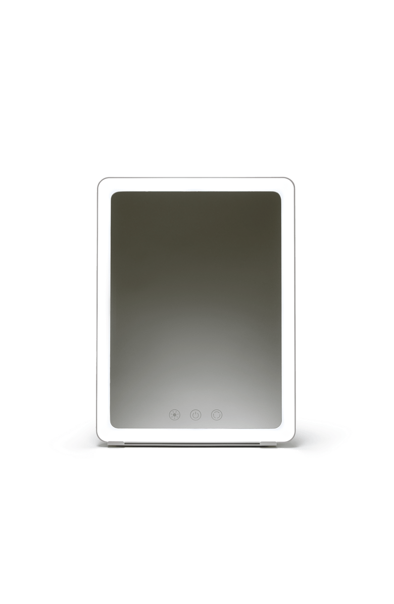 Ilios Lighting Sleek Adjustable Bright LED Slim Makeup Mirror, Alternate, color, White