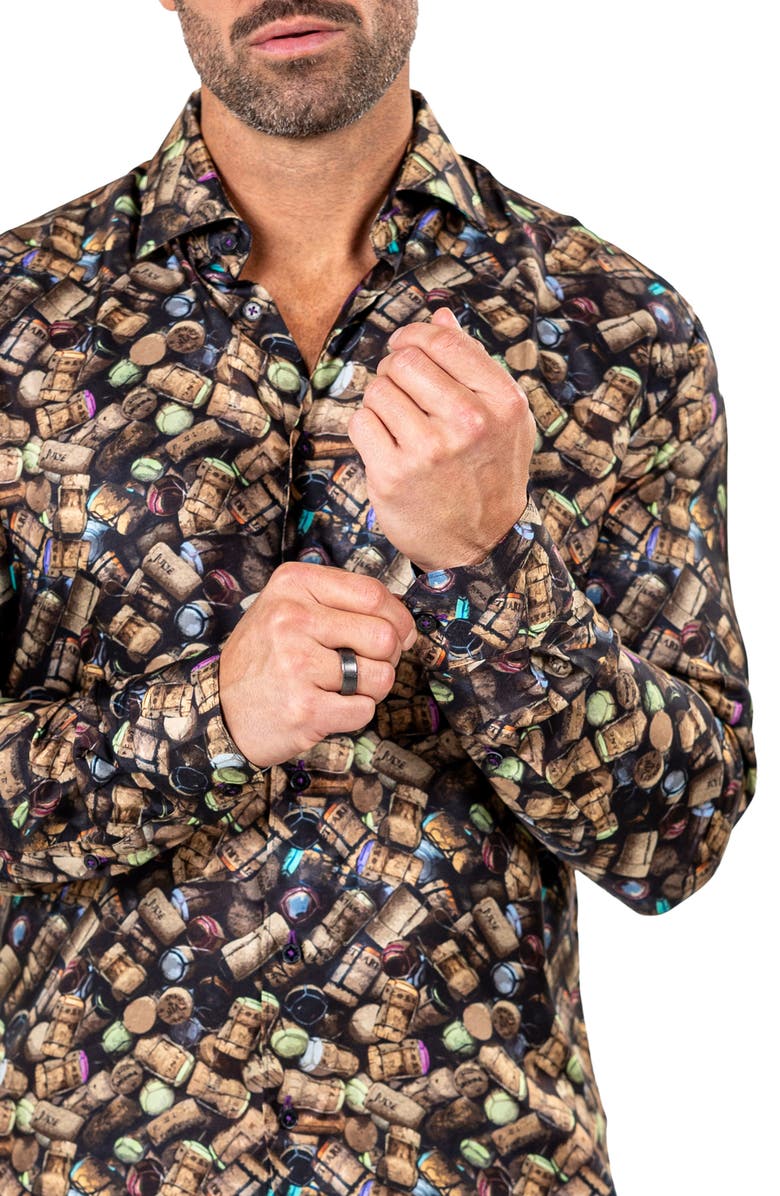 Maceoo Fibonacci Marthyr 0243 Contemporary Fit Button-Up Shirt, Alternate, color, 