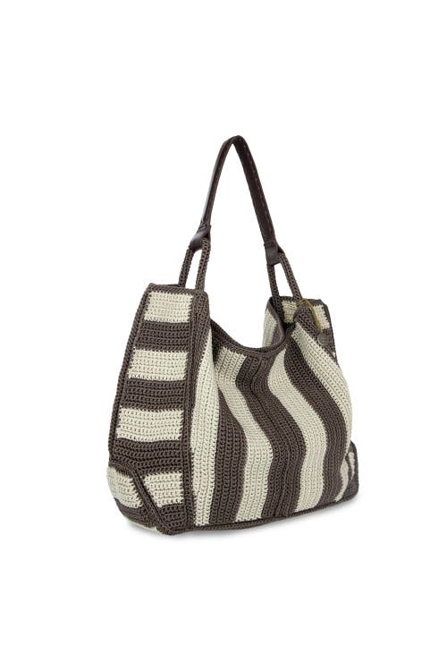 The Sak Los Feliz Large Tote Bag In Mushroom Stripe
