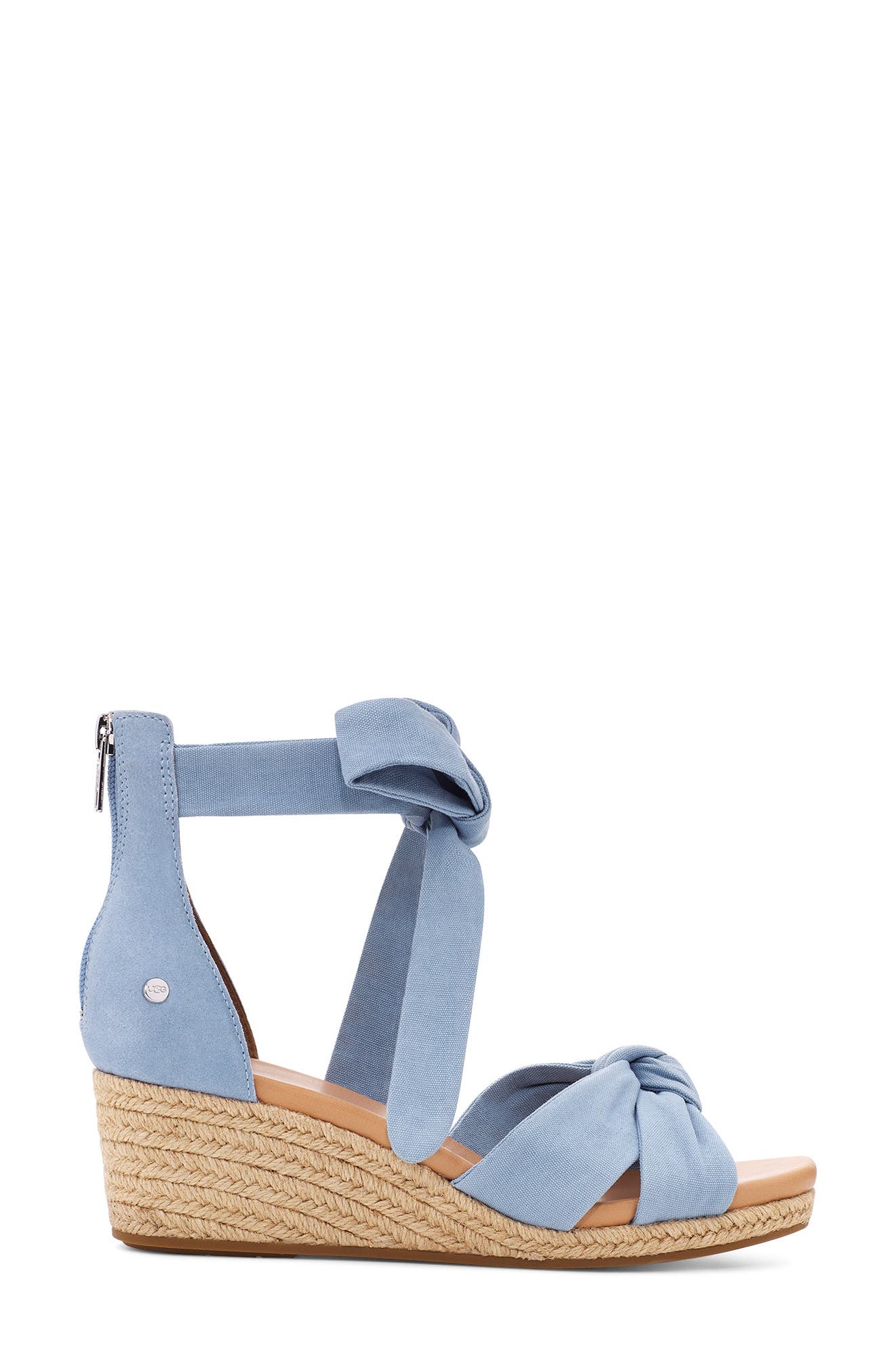 Yarrow Espadrille Wedge Sandal, Alternate, color, BLUE CANVAS