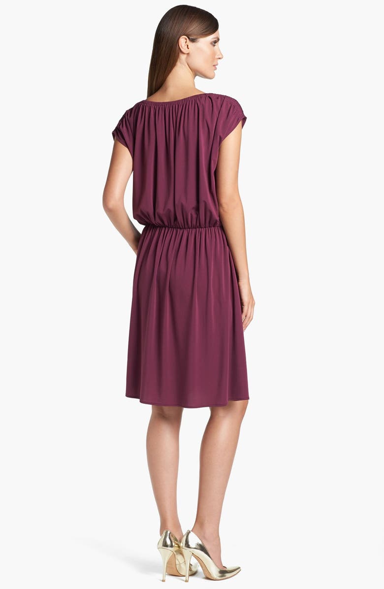 St. John Collection Gathered Matte Jersey Dress, Alternate, color,