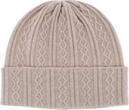 Trafalgar The Windsor Merino Wool Cable Knit Beanie