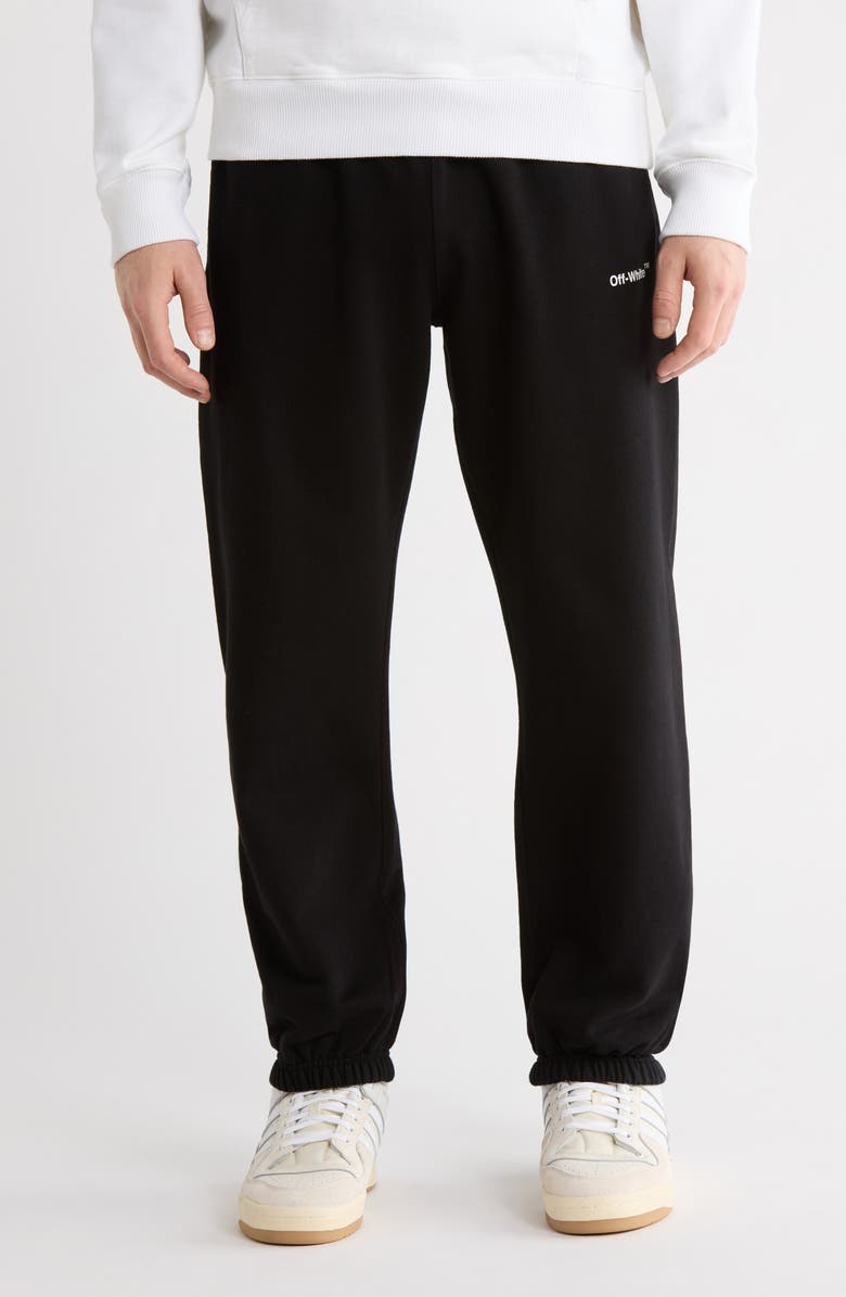 Off-White Slim Fit Single Arrow Cotton Sweatpants, Main, color, 