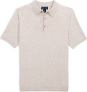 Scott Barber Solid Bouclé Polo