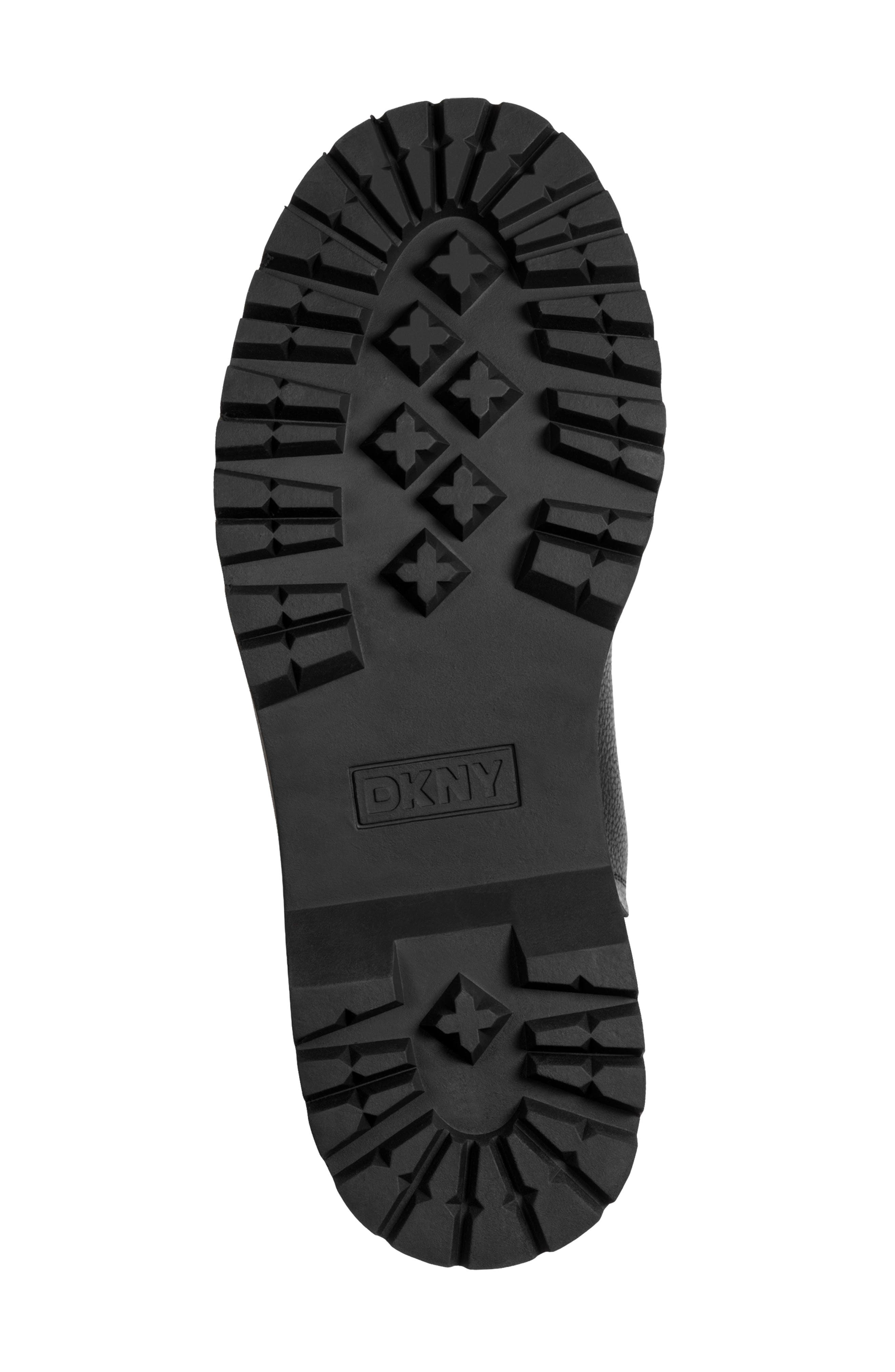 DKNY Binyamin Lug Sole Bootie, Alternate, color, Black