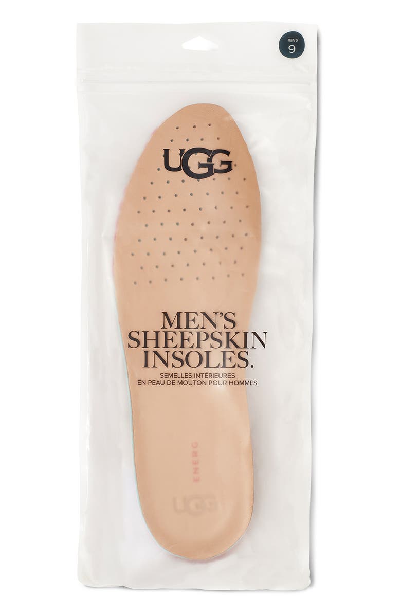 UGG<sup>®</sup> Lambskin Leather Insoles, Alternate, color, Natural