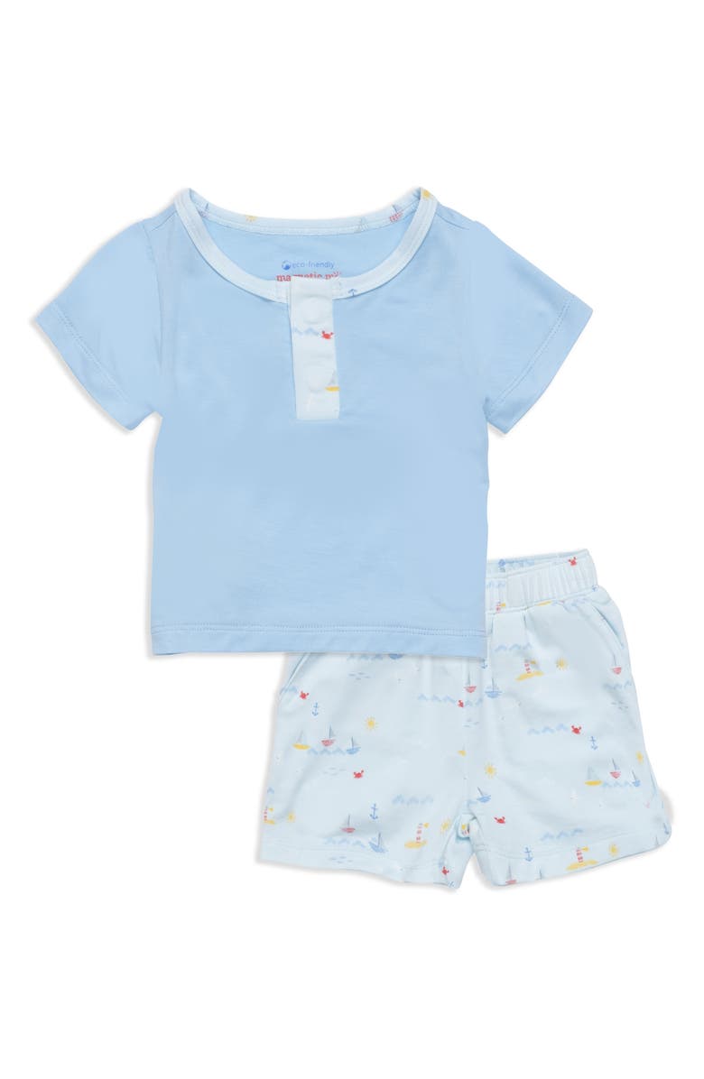 Magnetic Me Sail-ebrate Good Times Magnetic Closure Top & Shorts Set, Main, color, Sail Ebrate Go