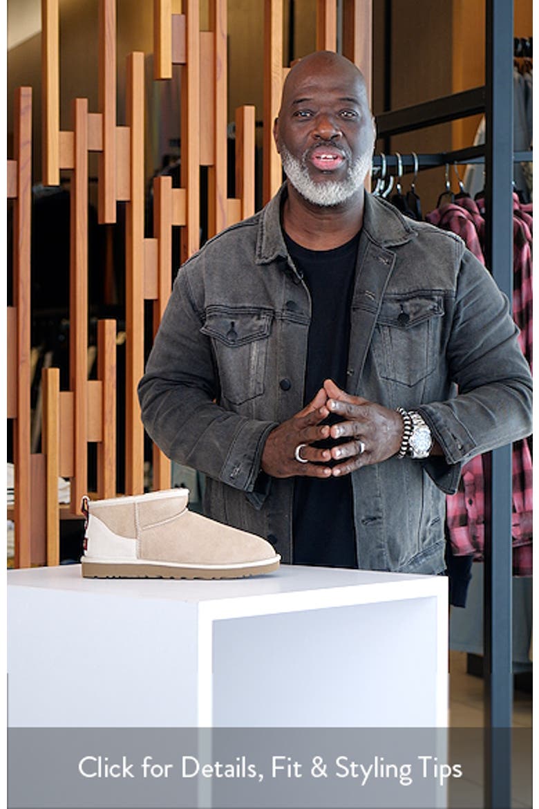 Classic Ultra Mini Genuine Shearling Boot video